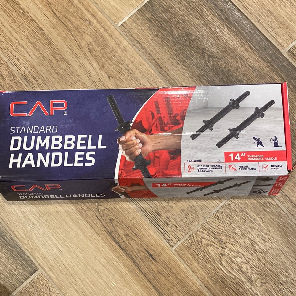 CAP Barbell 14” Black Threaded Standard Dumbbell Handles